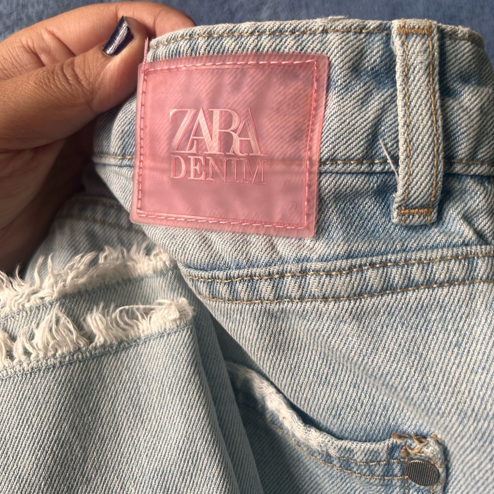 Zara distressed denim collection jeans - Picture 10 of 15